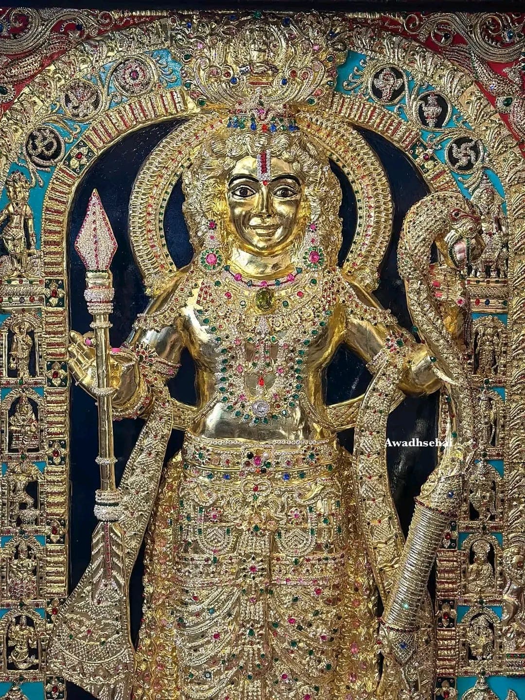 अयोध्या में प्रस्तावित रत्नजड़ित प्रभु श्रीराम की प्रतिमा