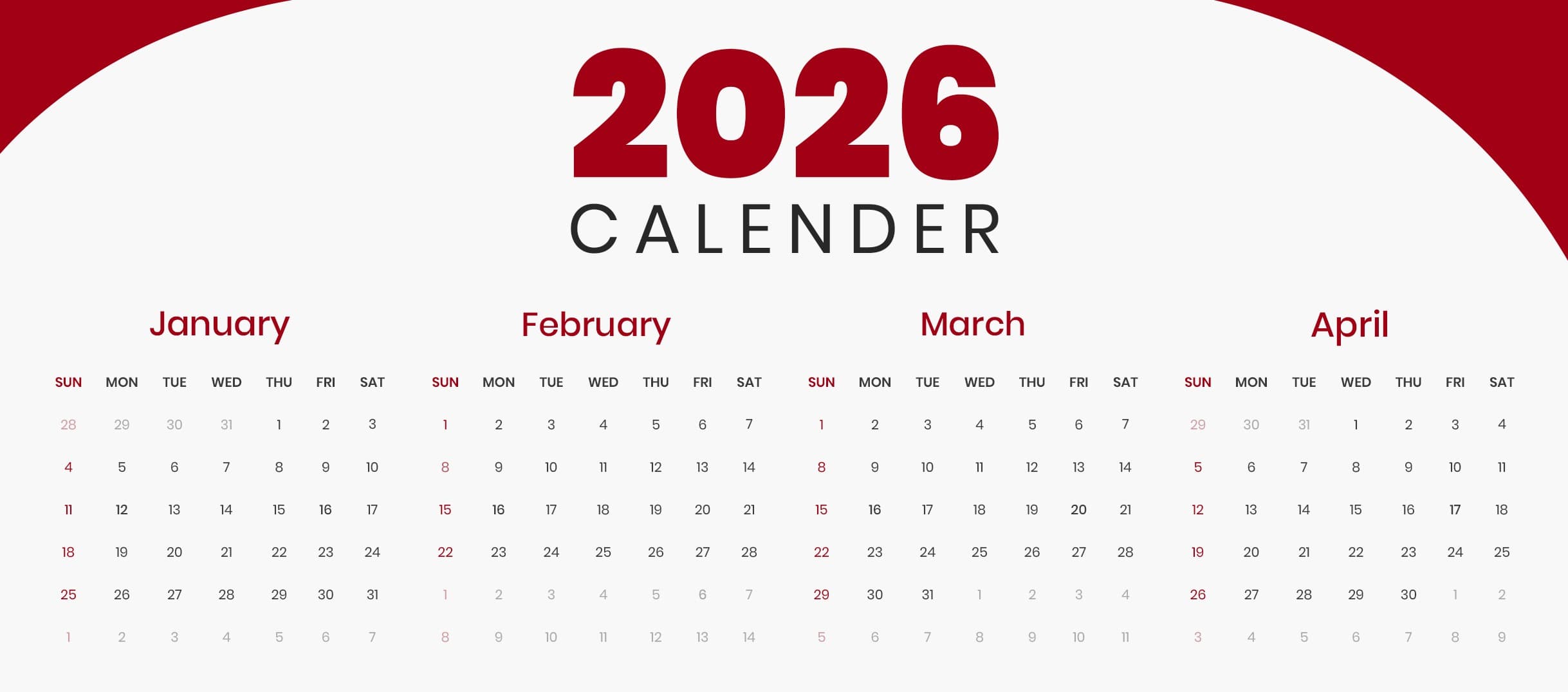 भारत में 2026 के प्रमुख और छोटे-बड़े त्योहार और छुट्टियां